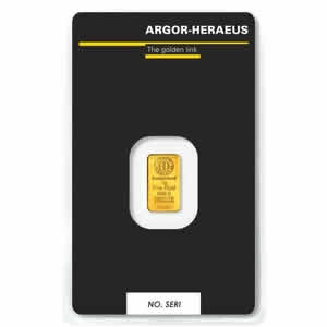 Argor-Heraeus Kinebar 1 gram Gold Bar