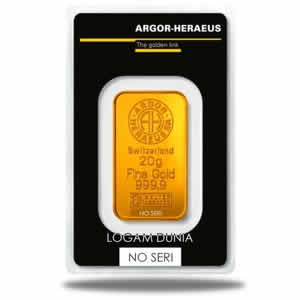 Argor-Heraeus Kinebar 20 gram Gold Bar