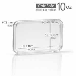 Kapsul CoinSafe 10 oz Silver Bar Holder Capsule