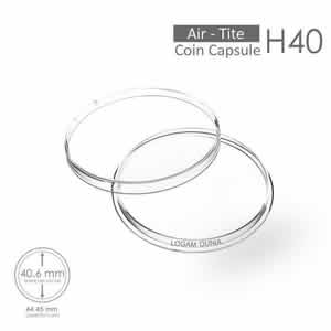 Kapsul Air-Tite Direct Fit H40 Coin Capsule (Airtite H-40) - 40.6 mm