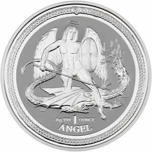 2016 Isle of Man Angel Reverse Proof 1 oz Silver Coin