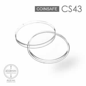 Kapsul Coinsafe 43.8 mm Coin Capsule (Coinsafe CS43)