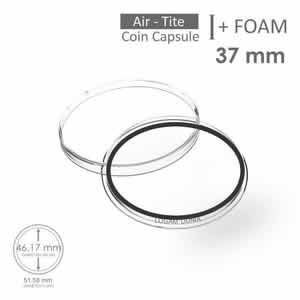 Kapsul Air-Tite I Foam 37 mm Coin Capsule (Airtite I 46.17 mm + busa 37)