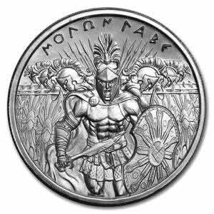 Molon Labe Type 2 High Relief 1 oz Silver Round