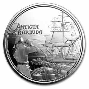 2019 EC8 Series: Antigua & Barbuda Rum Runner 1 oz Silver Coin 