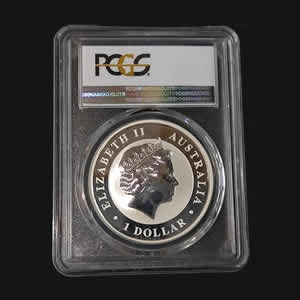 2015 Perth Mint Australia  Stock Horse 1 Oz Silver Coin - PCGS MS69