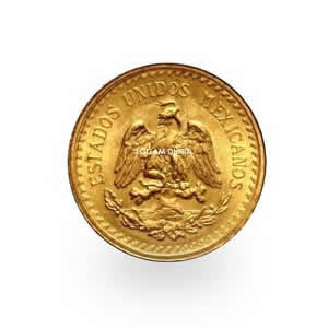 1945 Mexico 2.5 Pesos Gold Coin (DOS Y MEDIO PESOS)