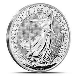 2021 Britannia 1 Oz Silver Coin