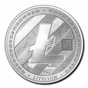 2020 Chad Crypto Series - Litecoin 1 Oz Silver Coin