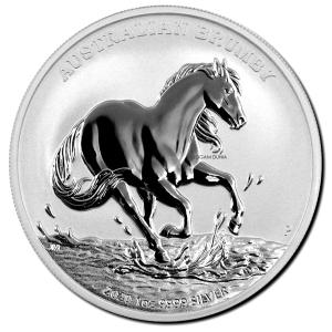 (PERDANA) 2020 Perth Mint Australian Brumby 1 oz Silver Coin