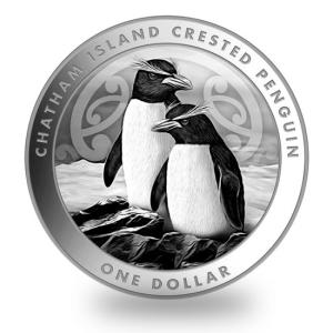 2020 Chatham Crested Penguin 1 oz Silver Coin