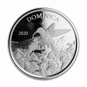 2020 EC8 Series: Dominica Hummingbird 1 oz Silver Coin