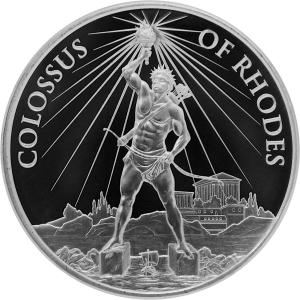 (PERDANA) 2020 Colossus of Rhodes 1 oz Silver Coin