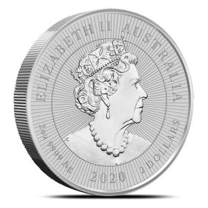 2020 Perth Mint Australian Next Generation: Mother & Baby Kookaburra 2 oz Piedfort Silver Coin 