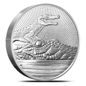 2019 Perth Mint Australian Next Generation: Mother & Baby Crocodile 2 oz Piedfort Silver Coin