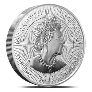 2019 Perth Mint Australian Next Generation: Mother & Baby Crocodile 2 oz Piedfort Silver Coin