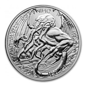 2021 Tokelau Cthulhu 1 oz Silver Coin