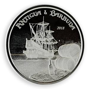 (PERDANA) 2018 EC8 Series: Antigua & Barbuda Rum Runner 1 oz Silver Coin