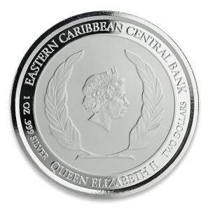 (PERDANA) 2018 EC8 Series: Antigua & Barbuda Rum Runner 1 oz Silver Coin