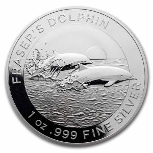 2021 Royal Australian Mint Dolphin 1 oz Silver Coin