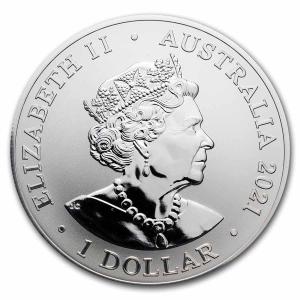 2021 Royal Australian Mint Dolphin 1 oz Silver Coin