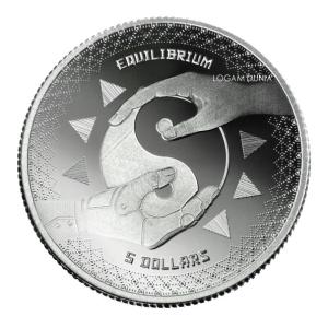 2020 Tokelau Equilibrium 1 oz Silver Coin