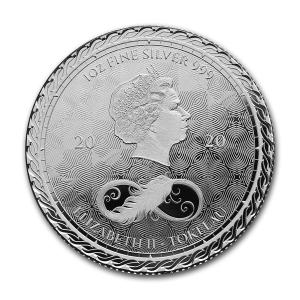 2020 Tokelau Chronos 1 oz Silver Coin