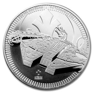 2021 Niue Star Wars - Millenium Falcon 1 oz Silver Coin