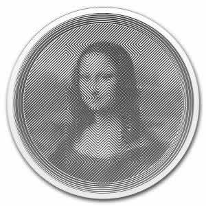 2021 Tokelau ICON - MONALISA 1 oz Silver Coin (Mona Lisa)