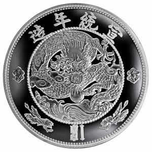 2020 Water Dragon Dollar 1 oz Silver Coin - China Most Valuable Vintage Coin Series