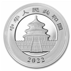 2022 Chinese Silver Panda 30 gram China Silver Coin