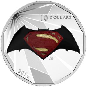 2016 Canada Batman vs Superman 1/2 oz Silver Coin 