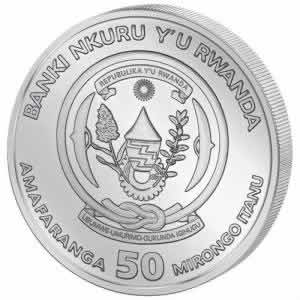 2020 Rwanda Nautical Ounce - Mayflower 1 oz Silver Coin