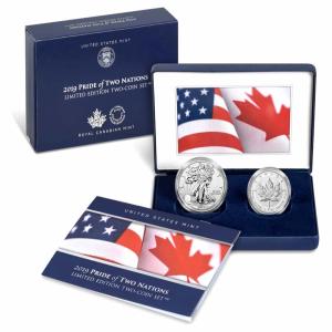 2019 Pride of Two Nations Limited Edition Two-Coin Set (2x 1 oz Silver Coin)