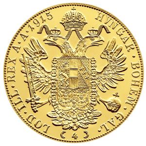 Austrian Mint 4 Ducat 13.96 gr Gold Coin (Modern Restrike)