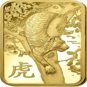 2022 PAMP Lunar Series Tiger 5 gram Gold Bar