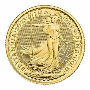 2023 Gold Britannia 1/4 oz Gold Coin (King)