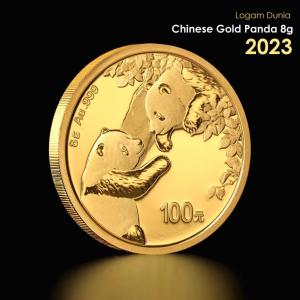 2023 Chinese Gold Panda 8 gram China Gold Coin