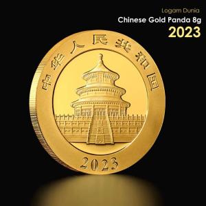 2023 Chinese Gold Panda 8 gram China Gold Coin