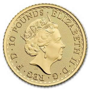 2023 Gold Britannia 1/10 oz Gold Coin (Queen)