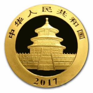 2017 Chinese Gold Panda 15 gram China Gold Coin