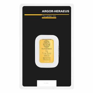 Argor-Heraeus 5 gram Minted Gold Bar