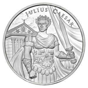 Legendary Warrior Series - Julius Caesar 1 oz Silver Round