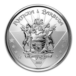 2022 EC8 Series: Antigua & Barbuda Coat of Arms 1 oz Silver Coin