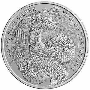 2024 Asahi Lunar Year of the Dragon 1 oz Silver Coin